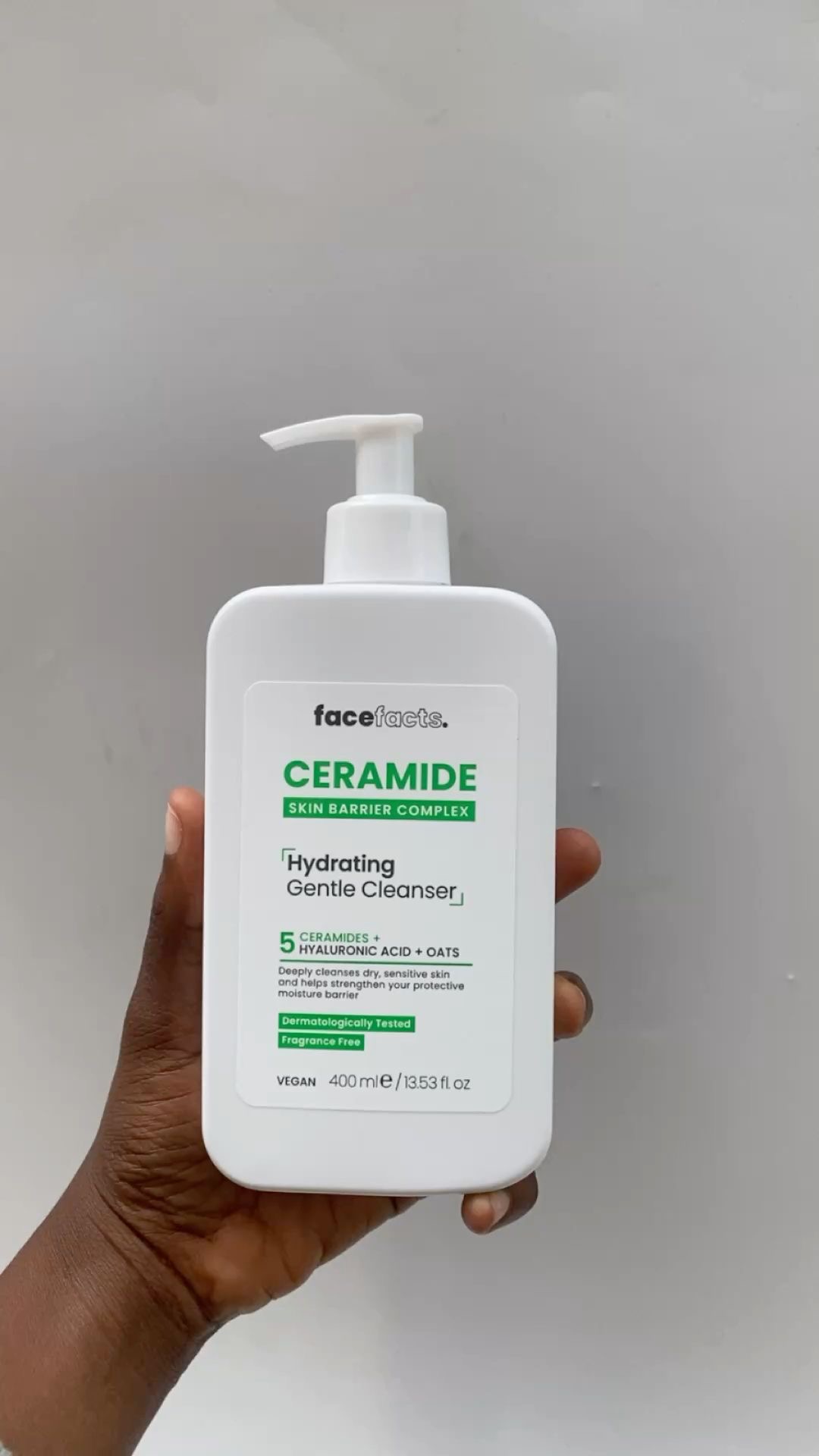 FaceFacts Ceramide Skin Barrier Complex Hydrating Gentle Cleanser (200ml / 6.76 US fl. oz.)