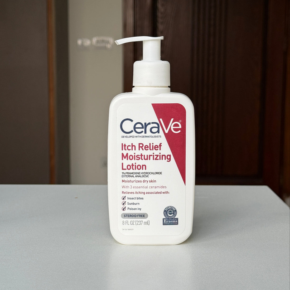 Itch relief moisturizing lotion