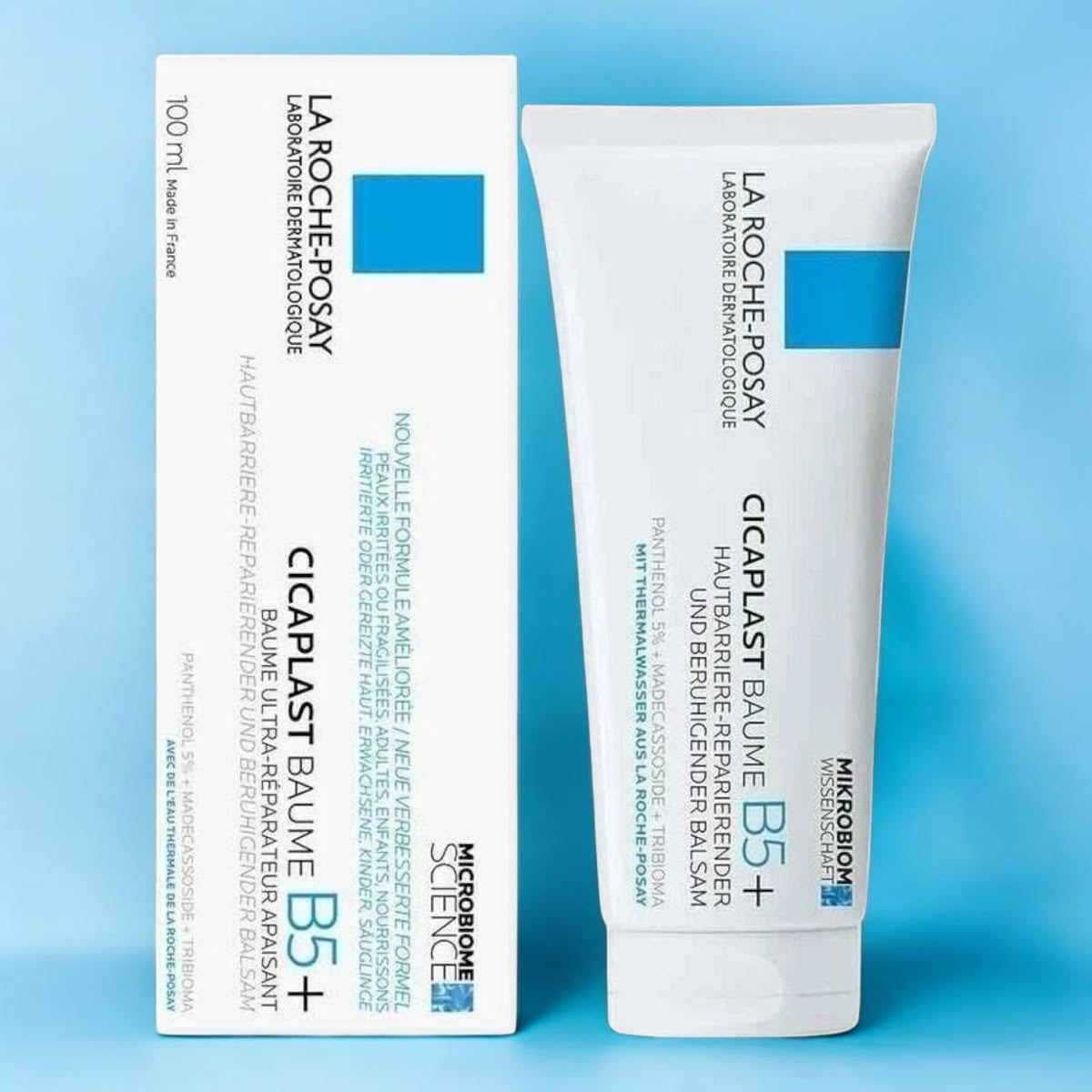 La Roche-Posay Cicaplast Baume B5+, 100 mL tube.